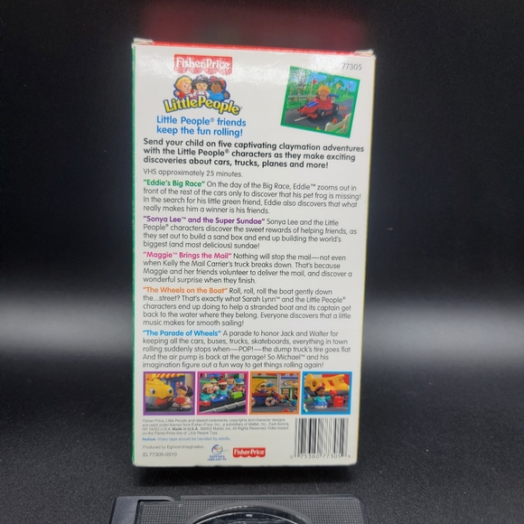 Fisher Price Little People Volume 4 Discovering Things That Go ! VHS Tape Kids - Picture 9 of 9